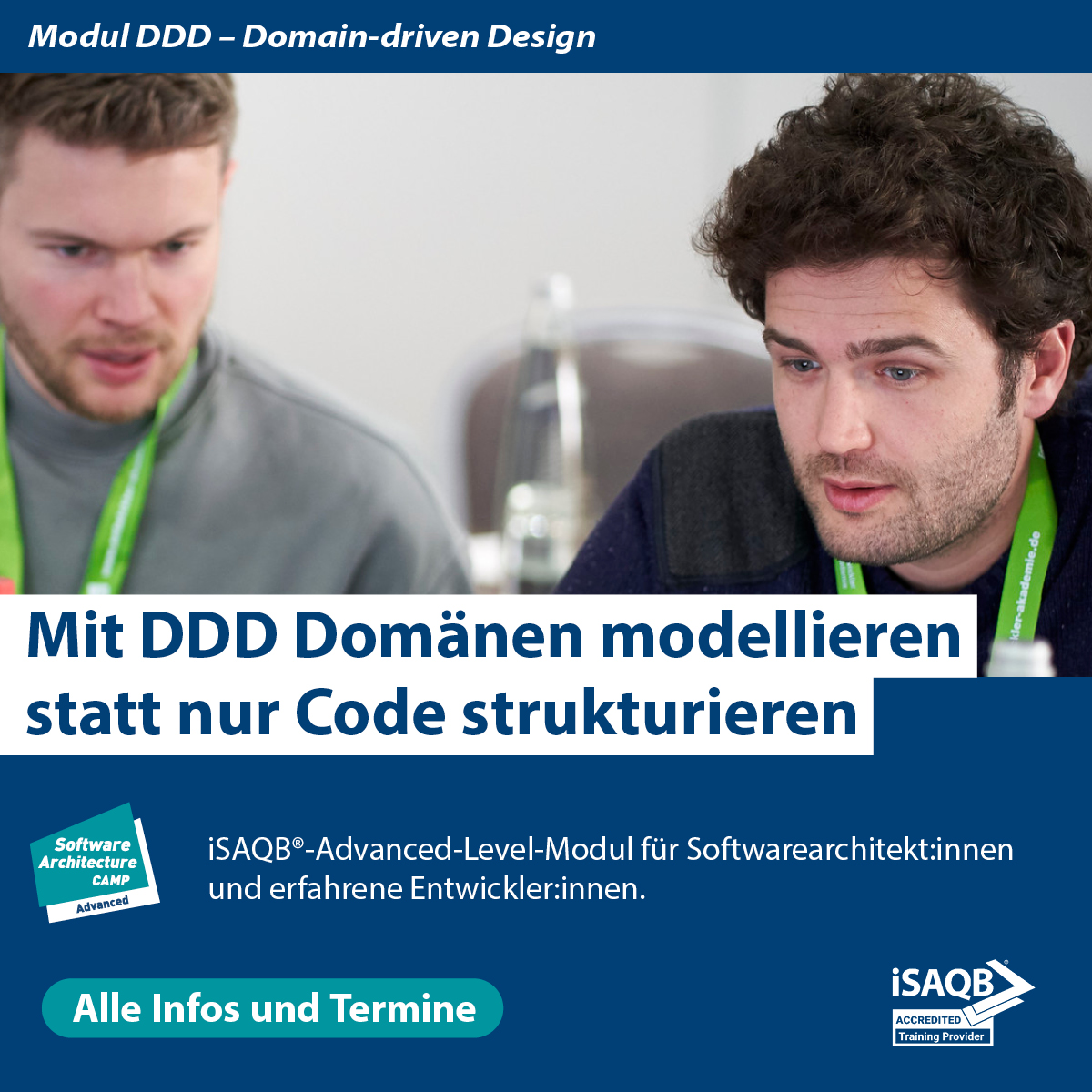 Domain-driven Design Modul DDD (Software Architecture Camp) | September 2026 Berlin logo