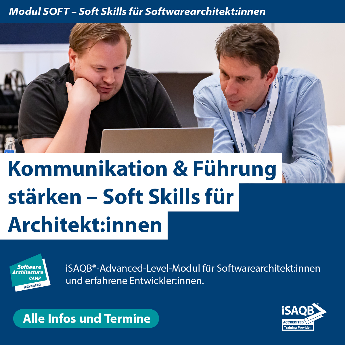 Soft Skills für Softwarearchitekt:innen Modul SOFT (Software Architecture Camp) | Dezember 2026 München logo